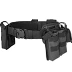 Tactical MOLLE belt with pouches (Azimuth SS) (Black)