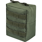 Vertical utility pouch (East-Military) (Olive)