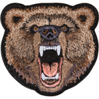 Patch "Bear", 8.8 x 8.8 cm
