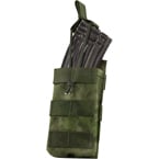 Single AK, M4/M16 series mag pouch w/ Bungee (WARTECH) (Moss)